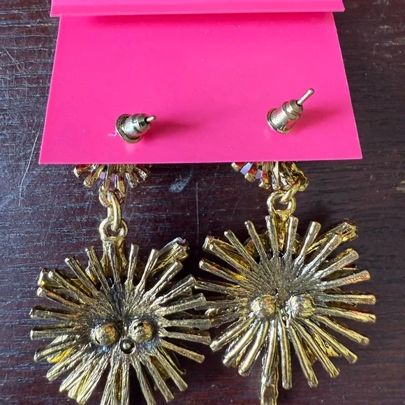Betsey Johnson Multicolor Starburst Earrings - Picture 3 of 3